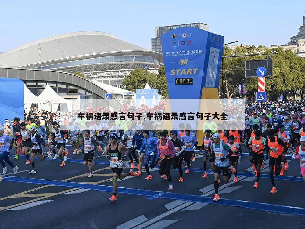 车祸语录感言句子,车祸语录感言句子大全