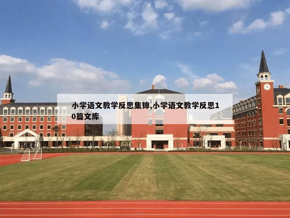 小学语文教学反思集锦,小学语文教学反思10篇文库