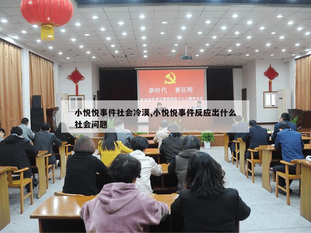 小悦悦事件社会冷漠,小悦悦事件反应出什么社会问题