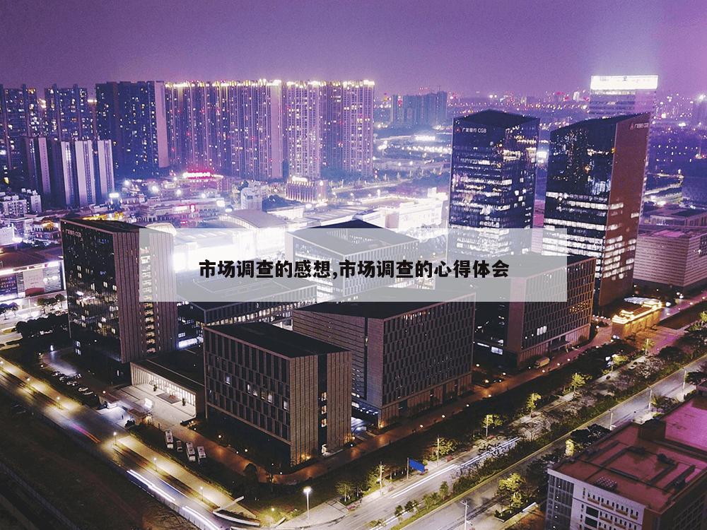 市场调查的感想,市场调查的心得体会